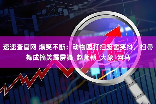 速速查官网 爆笑不断：动物园打扫笼舍笑抖，扫帚舞成搞笑霹雳舞_赵师傅_大象_河马